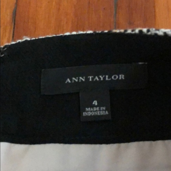 Gray / Tan / Black Tweed Pencil Skirt - Picture 5 of 7